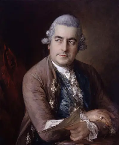Portrait of Johann Christian Bach Thomas Gainsborough